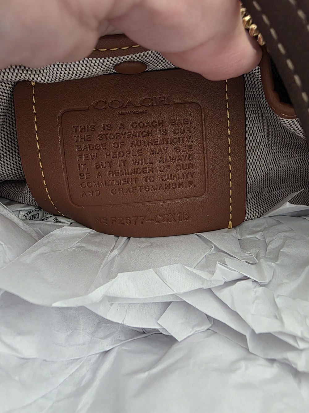 Coach Rogue 34 In Maple - Picture 4 of 6